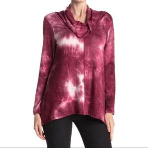 Forgotten Grace Tie Dye Cowl Neck Sweater